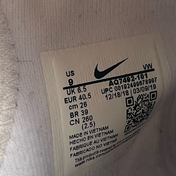 Nike Air Max Bella TR 2 sz 9 - Picture 5 of 6